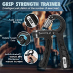 Adjustable Grip Strength Trainer Wrist Finger Exerciser Hand Grip Strengthener Muscle Building Injury Recover Expander Kit