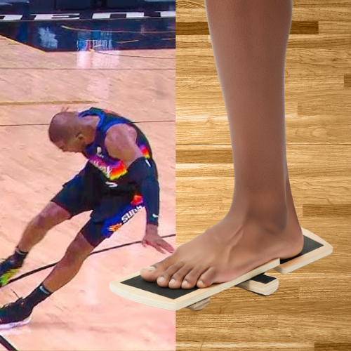 Wooden Foot Stretcher Strengthener Pilates Leg Balance Board Trainer Sprained Ankle Stability Exercises Tools